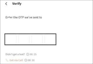 Verify OTP