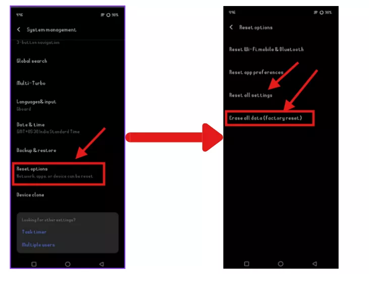 phone reset kaise kare